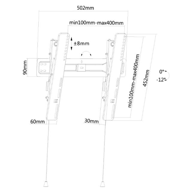 Стойка Neomounts by NewStar Flat Screen Wall Mount (tiltable)