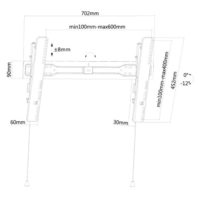 Стойка Neomounts by NewStar Flat Screen Wall Mount (tiltable)