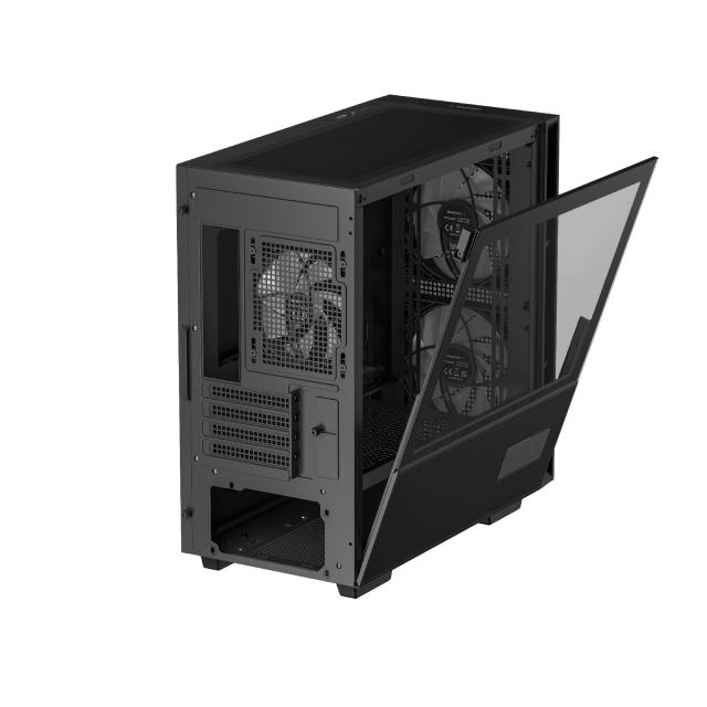 Кутия DeepCool CH360 DIGITAL, Middle Tower, 1x USB 3.0, 1x USB 3.1 Type-C, 1x HD Audio, microATX / Mini-ITX