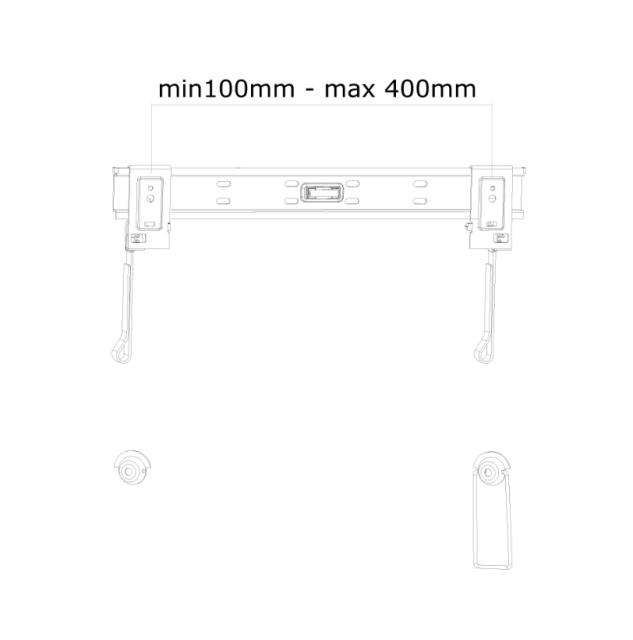 Стойка Neomounts by NewStar Flat Screen Wall Mount (fixed, ultrathin)