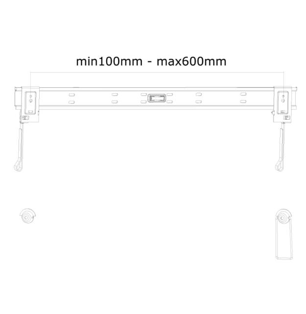 Стойка Neomounts by NewStar Flat Screen Wall Mount (fixed, ultrathin)