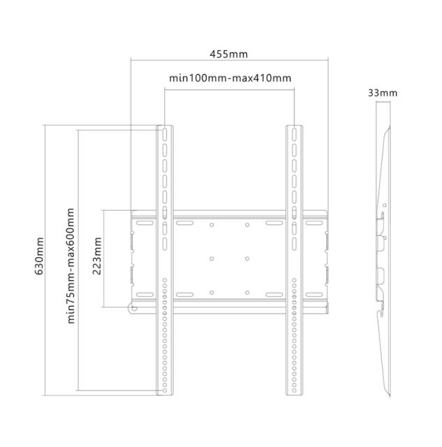 Стойка Neomounts by NewStar Flat Screen Wall Mount (fixed, vertical)