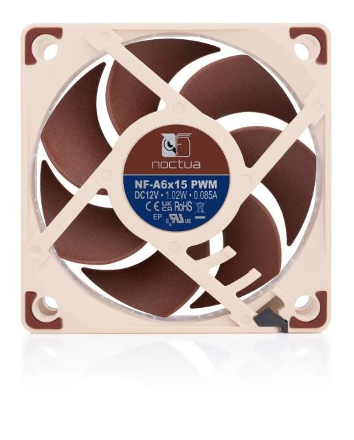 Вентилатор Noctua Fan 60 x 60 x 15mm PWM 550-3500rpm NF-A6x15 PWM