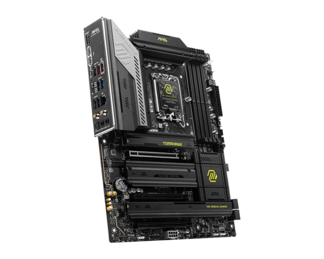 Дънна платка MSI MAG Z890 TOMAHAWK WIFI, LGA1851, 4x DDR5, PCIe 5.0, 4x M.2 NVMe, 4x SATA 6G, 1x HDMI, 2x Type-C DisplayPort, Wi-Fi 7, ATX