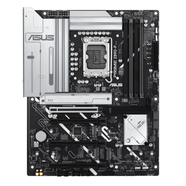 Дънна платка ASUS PRIME Z890-P, LGA1851, 4x DDR5, PCIe 5.0, 4x M.2 NVMe, 4x SATA 6G, 1x HDMI, 1x DisplayPort, ATX