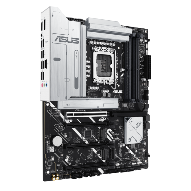 Дънна платка ASUS PRIME Z890-P, LGA1851, 4x DDR5, PCIe 5.0, 4x M.2 NVMe, 4x SATA 6G, 1x HDMI, 1x DisplayPort, ATX