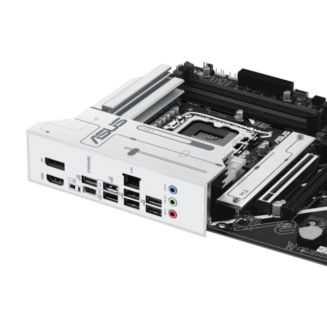 Дънна платка ASUS PRIME Z890-P, LGA1851, 4x DDR5, PCIe 5.0, 4x M.2 NVMe, 4x SATA 6G, 1x HDMI, 1x DisplayPort, ATX