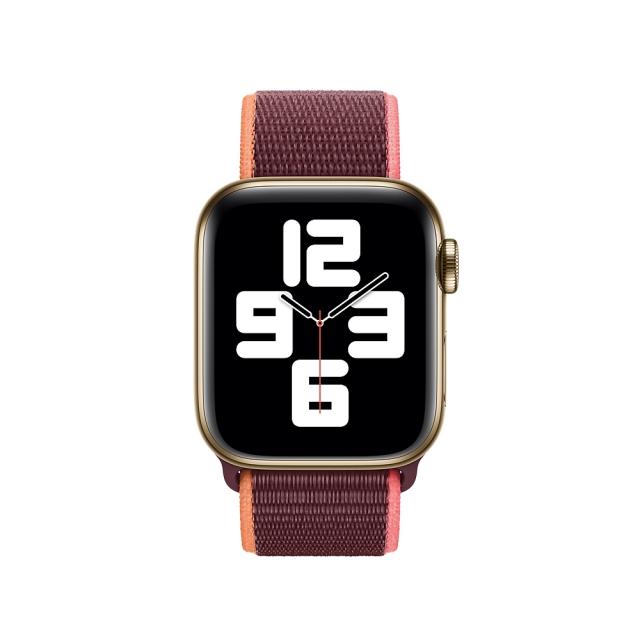 Каишка за часовник Apple Watch 40mm Band: Plum Sport Loop (Seasonal Fall 2020)