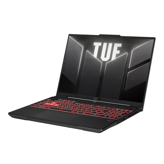 Лаптоп ASUS TUF Gaming A16 FA607PI-N3093, AMD Ryzen 9 7940HX 16C (2.4/5.2GHz, 16MB Cache), 16" (40.64cm) Full HD+, 165Hz, NVIDIA RTX 4070 8GB GDDR6 DLSS 3, 16GB DDR5, 1TB SSD, Free DOS