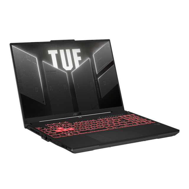 Лаптоп ASUS TUF Gaming A16 FA607PI-N3093, AMD Ryzen 9 7940HX 16C (2.4/5.2GHz, 16MB Cache), 16" (40.64cm) Full HD+, 165Hz, NVIDIA RTX 4070 8GB GDDR6 DLSS 3, 16GB DDR5, 1TB SSD, Free DOS