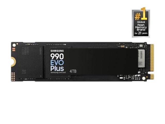 SAMSUNG 990 EVO Plus SSD 4TB, M.2 Type 2280, PCIe 5.0