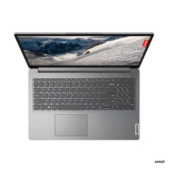 Лаптоп Lenovo IdeaPad 1 15ALC7, AMD Ryzen 5 5625U 6C (2.3/4.3GHz, 16MB Cache), 15.6" (39.62cm) Full HD ТN Anti-Glare Display, AMD Radeon RX Vega 7, 8GB DDR4, 512GB SSD, Free DOS