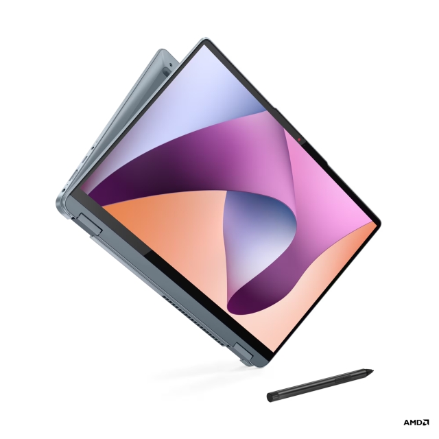 Лаптоп Lenovo IdeaPad Flex 5 14ABR8, AMD Ryzen 7 7730U 8C (2.0/4.5GHz, 16MB Cache), 14" (35.56 cm) WUXGA IPS 300nits Glossy Touch Display, AMD Radeon RX Vega 8, 16GB LPDDR4x, 512GB SSD, Windows 11 Home