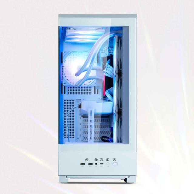 Кутия Zalman P50 DS White, Middle Tower, Tempered Glass, 1 x USB 3.1 Type-C, 2 x USB 3.0, HD Audio x 1, ATX / mATX / Mini-ITX