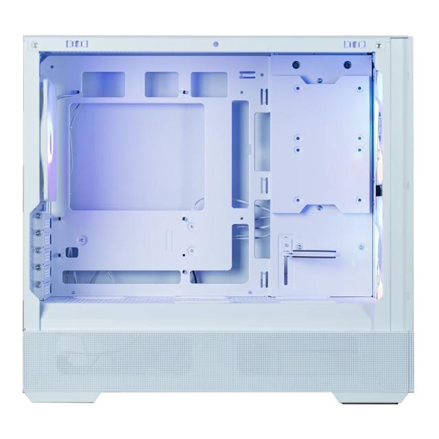 Кутия Zalman P30 AIR White, Mini Tower, Tempered Glass, 1 x USB 3.1 Type-C, 1 x USB 3.0, HD Audio x 1, mATX / Mini-ITX