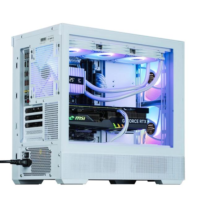 Кутия Zalman P30 AIR White, Mini Tower, Tempered Glass, 1 x USB 3.1 Type-C, 1 x USB 3.0, HD Audio x 1, mATX / Mini-ITX