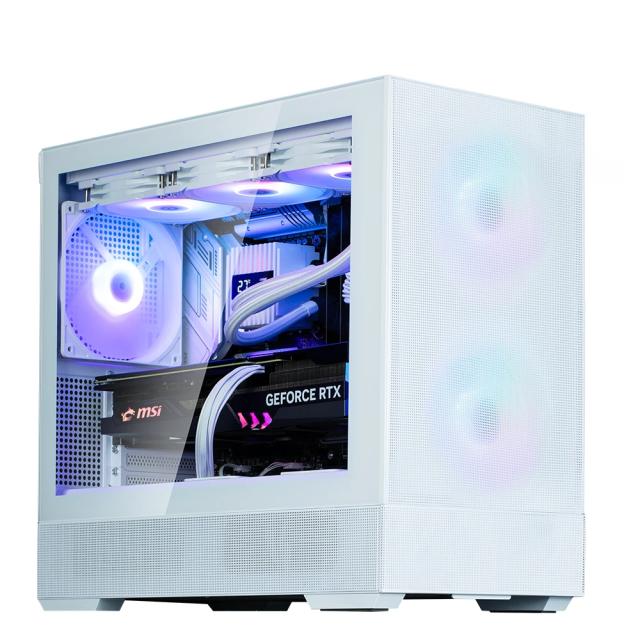 Кутия Zalman P30 AIR White, Mini Tower, Tempered Glass, 1 x USB 3.1 Type-C, 1 x USB 3.0, HD Audio x 1, mATX / Mini-ITX