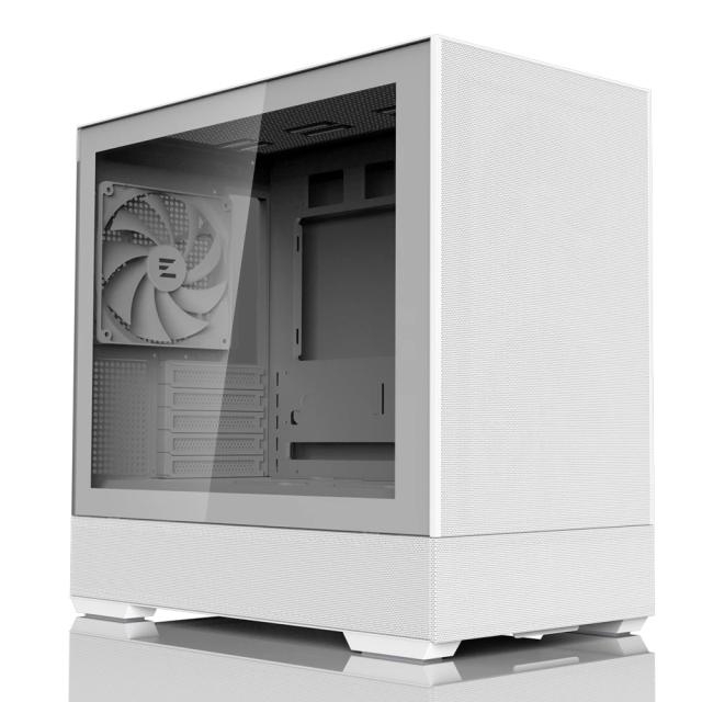 Кутия Zalman P30 AIR White, Mini Tower, Tempered Glass, 1 x USB 3.1 Type-C, 1 x USB 3.0, HD Audio x 1, mATX / Mini-ITX