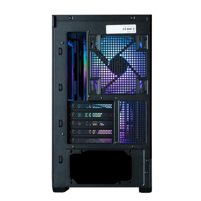 Кутия Zalman P30 AIR Black, Mini Tower, Tempered Glass, 1 x USB 3.1 Type-C, 1 x USB 3.0, HD Audio x 1, mATX / Mini-ITX