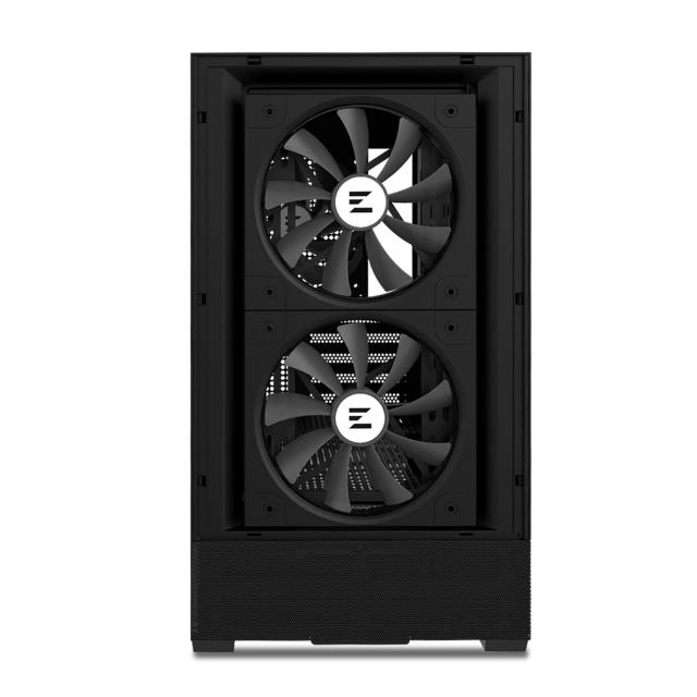 Кутия Zalman P30 AIR Black, Mini Tower, Tempered Glass, 1 x USB 3.1 Type-C, 1 x USB 3.0, HD Audio x 1, mATX / Mini-ITX