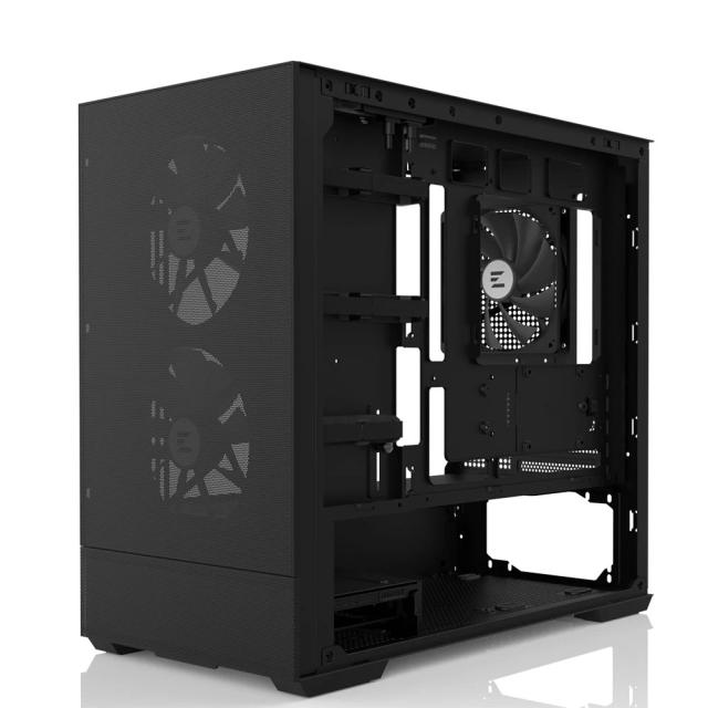 Кутия Zalman P30 AIR Black, Mini Tower, Tempered Glass, 1 x USB 3.1 Type-C, 1 x USB 3.0, HD Audio x 1, mATX / Mini-ITX