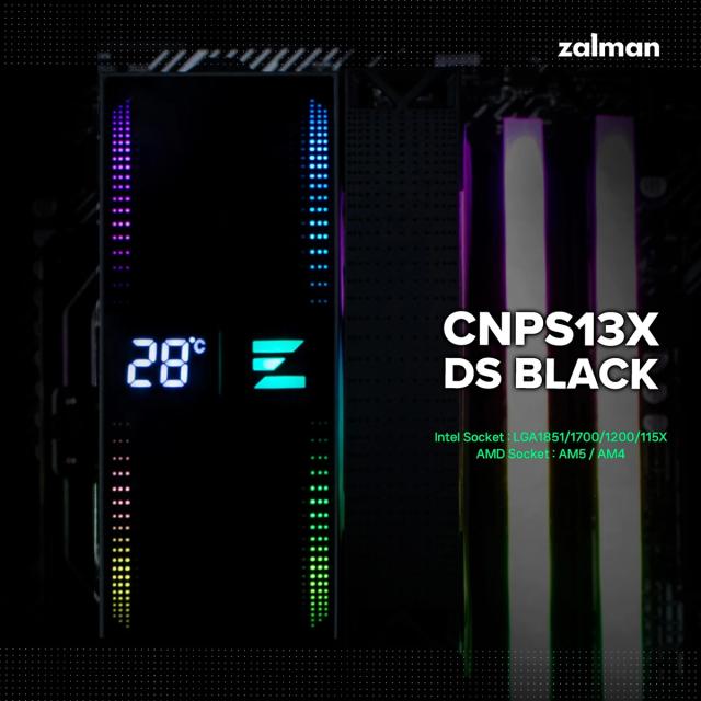 Охладител за процесор Zalman CPU Cooler CNPS13X DS, LGA 1851, 1700, 1200, 115x / AM5, AM4