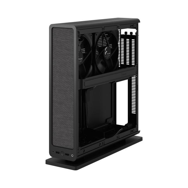 Кутия Fractal Design Ridge PCIe 4.0, 1x USB 3.2 Gen 2x2 Type-C, 2x USB 3.0, Mini-ITX