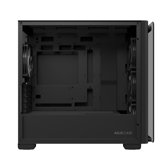 Кутия ASUS A23 PLUS TG Black, Middle Tower, 2 x USB 3.2 Gen1, 1 x USB 3.2 Gen2 Type C, Micro-ATX Mini-ITX