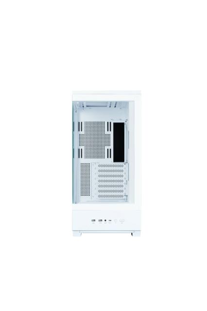 Кутия Zalman P50 White, Middle Tower, Tempered Glass, 1 x USB 3.1 Type-C, 2 x USB 3.0, HD Audio x 1, ATX / mATX / Mini-ITX