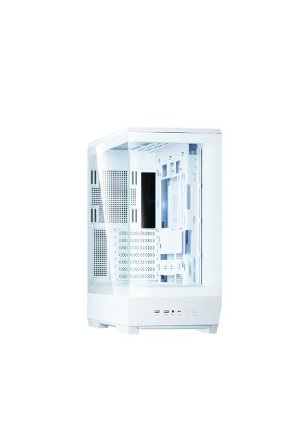 Кутия Zalman P50 White, Middle Tower, Tempered Glass, 1 x USB 3.1 Type-C, 2 x USB 3.0, HD Audio x 1, ATX / mATX / Mini-ITX