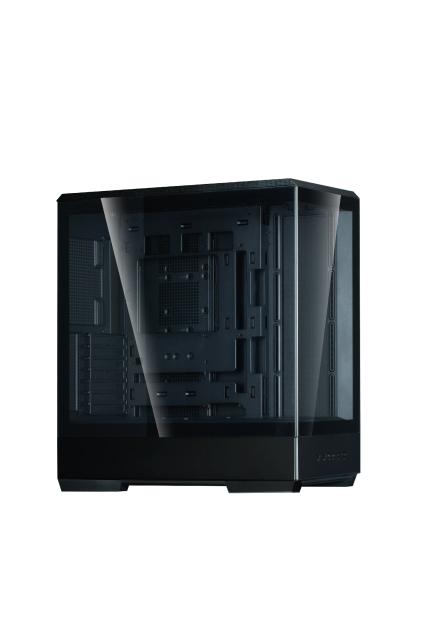 Кутия Zalman P50 Black, Middle Tower, Tempered Glass, 1 x USB 3.1 Type-C, 2 x USB 3.0, HD Audio x 1, ATX / mATX / Mini-ITX