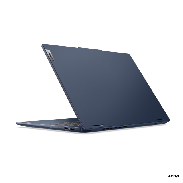 Лаптоп Lenovo IdeaPad 5 2-in-1 16AHP9, AMD Ryzen 7 8845HS 8C (3.8/5.1GHz, 16MB Cache), 16" (40.64cm) WUXGA IPS 300nits Glare Touchscreen Display, 16GB LPDDR5X, 1TB SSD NVMe, 2x USB 3.2 Gen 2 Type-C, HDMI, Windows 11 Home