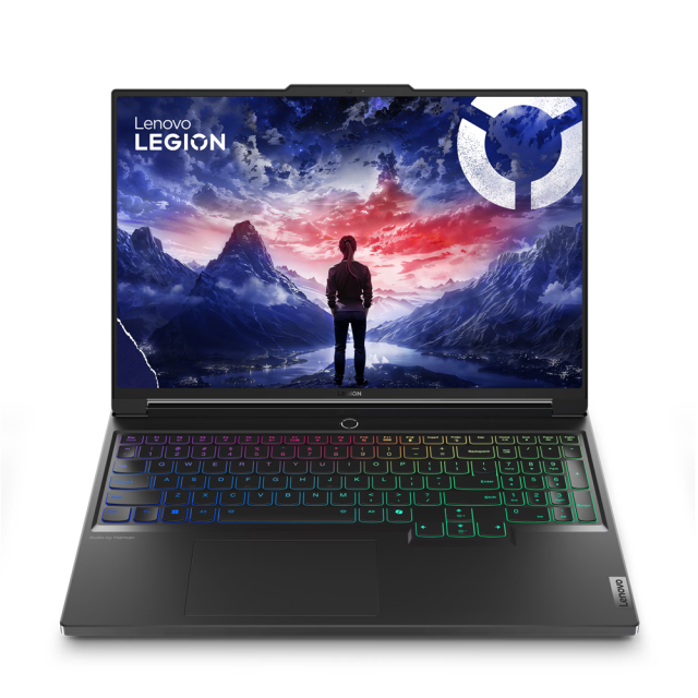 Лаптоп Lenovo Legion 7 16IRX9, Intel Core i7-14700HX 20C (2.1/5.5GHz, 33MB Cache), 16" (40.64cm) 3.2K IPS 165Hz Anti-Glare Display, NVIDIA GF RTX 4070 8GB, 32GB DDR5, 1TB SSD NVMe, 2x USB 3.2 Type-C, 1x Thunderbolt 4, HDMI, Free DOS