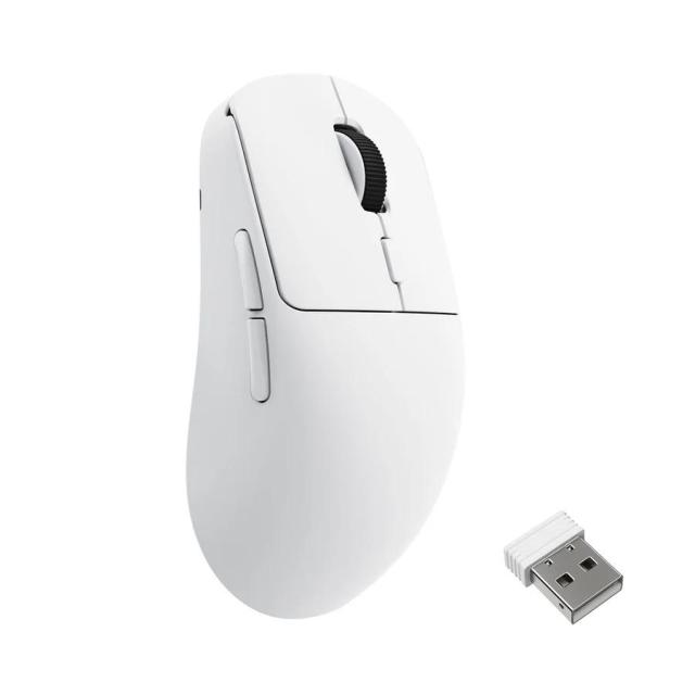 Геймърска KEYCHRON Lemokey G2 8K, оптична (30000 dpi), Wireless /Bluetooth, USB Type-C, Matte White