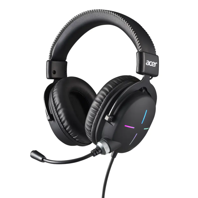 Слушалки ACER NITRO HEADSET II NHW200, RGB, микрофон 3.5mm, USB