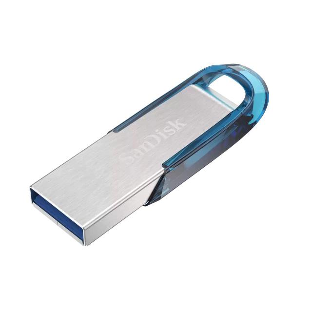 USB памет SanDisk Ultra Flair SDCZ73, 128GB, USB 3.0, Сребрист 