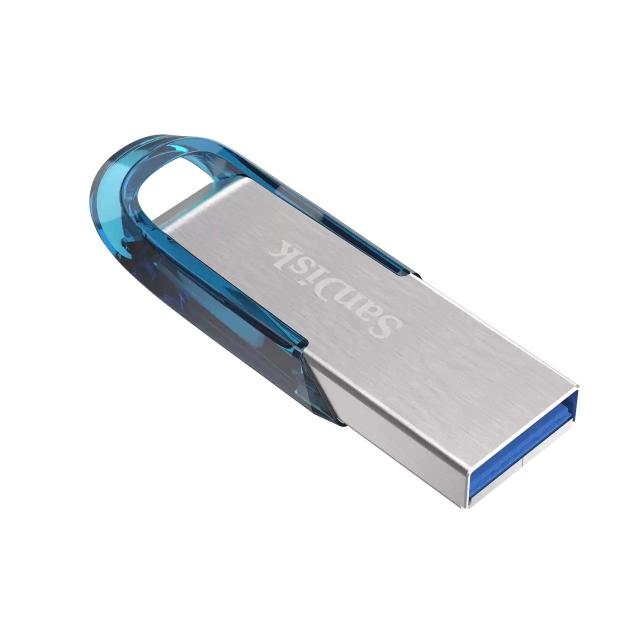 USB памет SanDisk Ultra Flair SDCZ73, 128GB, USB 3.0, Сребрист 