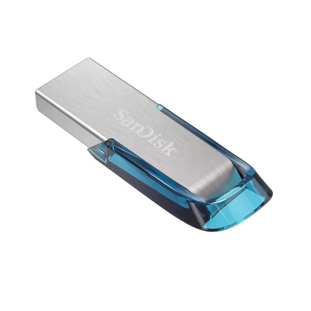 USB памет SanDisk Ultra Flair SDCZ73, 128GB, USB 3.0, Сребрист 