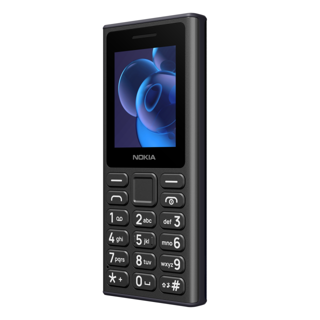 GSM Nokia 110  DS BLACK 2025, 2" (5.08 cm) TFT QVGA LED, 4MB RAM, 4MB Flash памет (+ microSD), Bluetooth, USB Type-C