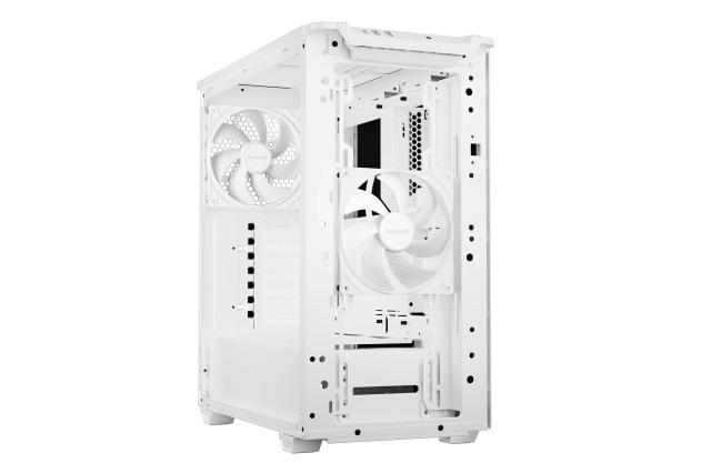 Кутия be quiet! Pure Base 501 Airflow Window White, Middle Tower, 1 x USB 3.2 Gen 2 Type-C, 2 x USB 3.2 Type A, HD Audio x 1, Mini-ITX / mATX / ATX, бяла