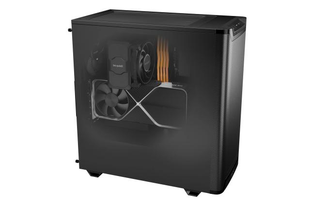 Кутия be quiet! Pure Base 501 Airflow Black, Middle Tower, 1 x USB 3.2 Gen 2 Type-C, 2 x USB 3.2 Type A, HD Audio x 1, Mini-ITX / mATX / ATX, черен