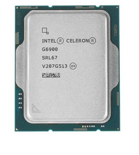 Процесор Intel Celeron G6900 2C (3.4GHz, 4MB Cache), 46W, LGA1700, TRAY, без охлаждане