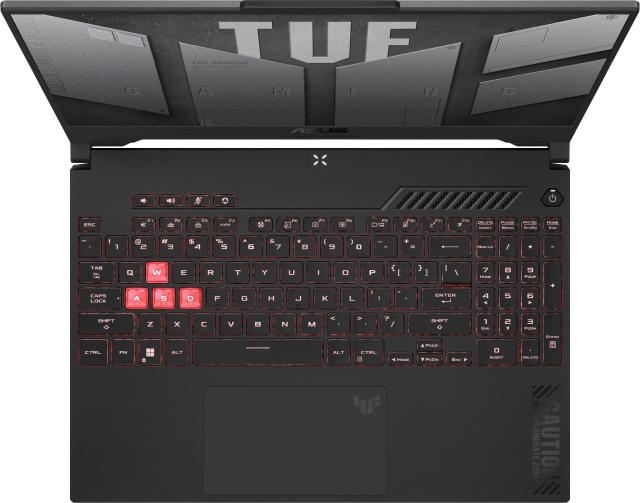 Лаптоп Asus TUF Gaming A15 2023 FA507NUR-LP080, AMD Ryzen 7 7435HS 8C (3.1/4.5GHz, 16MB Cache), 15.6" (39.62cm) Full HD IPS 144Hz Anti-Glare Display, NVIDIA GF RTX 4050 6GB, 16GB DDR5, 1TB SSD NVMe, 2x USB 3.2 Gen 2 Type-C, Free DOS