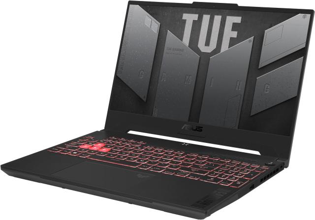 Лаптоп Asus TUF Gaming A15 2023 FA507NUR-LP080, AMD Ryzen 7 7435HS 8C (3.1/4.5GHz, 16MB Cache), 15.6" (39.62cm) Full HD IPS 144Hz Anti-Glare Display, NVIDIA GF RTX 4050 6GB, 16GB DDR5, 1TB SSD NVMe, 2x USB 3.2 Gen 2 Type-C, Free DOS