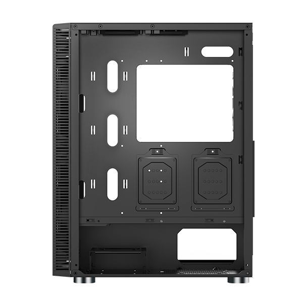 Кутия MONTECH X3 Glass RGB Black, Middle Tower, 2 x USB2.0, 1 x USB3.0, 1 x Audio, ATX/Micro ATX/Mini ITX