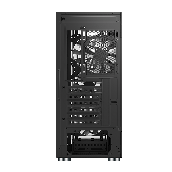 Кутия MONTECH X3 Glass RGB Black, Middle Tower, 2 x USB2.0, 1 x USB3.0, 1 x Audio, ATX/Micro ATX/Mini ITX