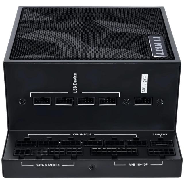 Захранване Lian Li EDGE EG1300 Black 1300W 80+ Platinum PCIe 5.1, ATX 3.1