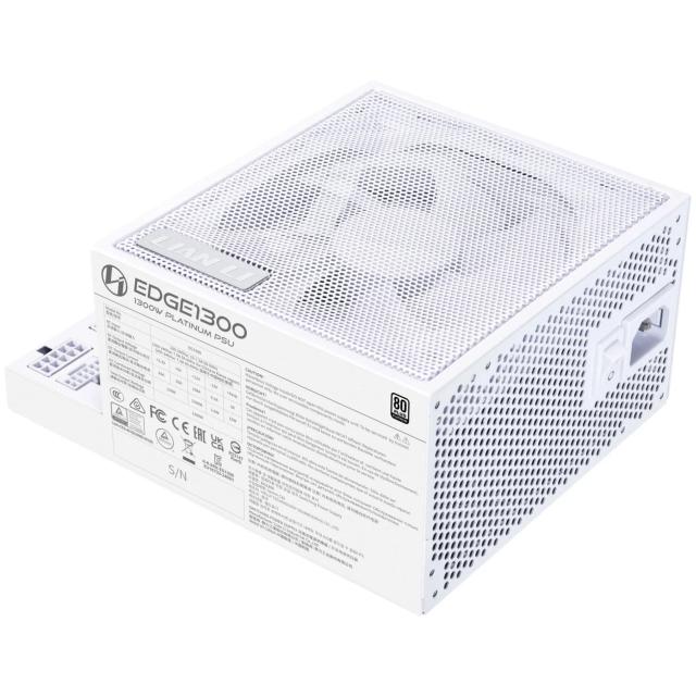 Захранване Lian Li EDGE EG1300 White 1300W 80+ Platinum PCIe 5.1, ATX 3.1
