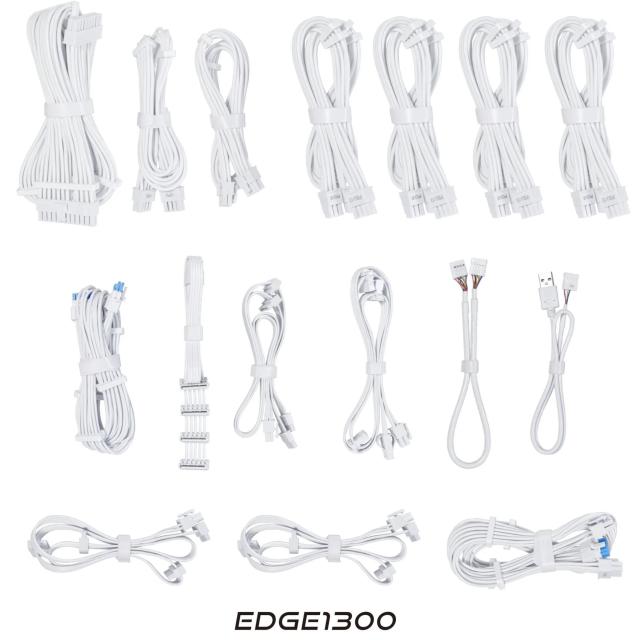 Захранване Lian Li EDGE EG1300 White 1300W 80+ Platinum PCIe 5.1, ATX 3.1