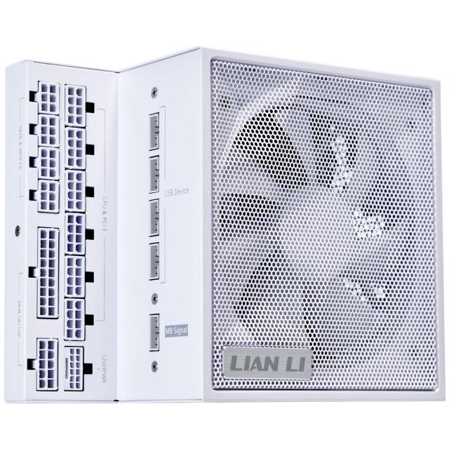 Захранване Lian Li EDGE EG1000 White 1000W 80+ Platinum PCIe 5.1, ATX 3.1